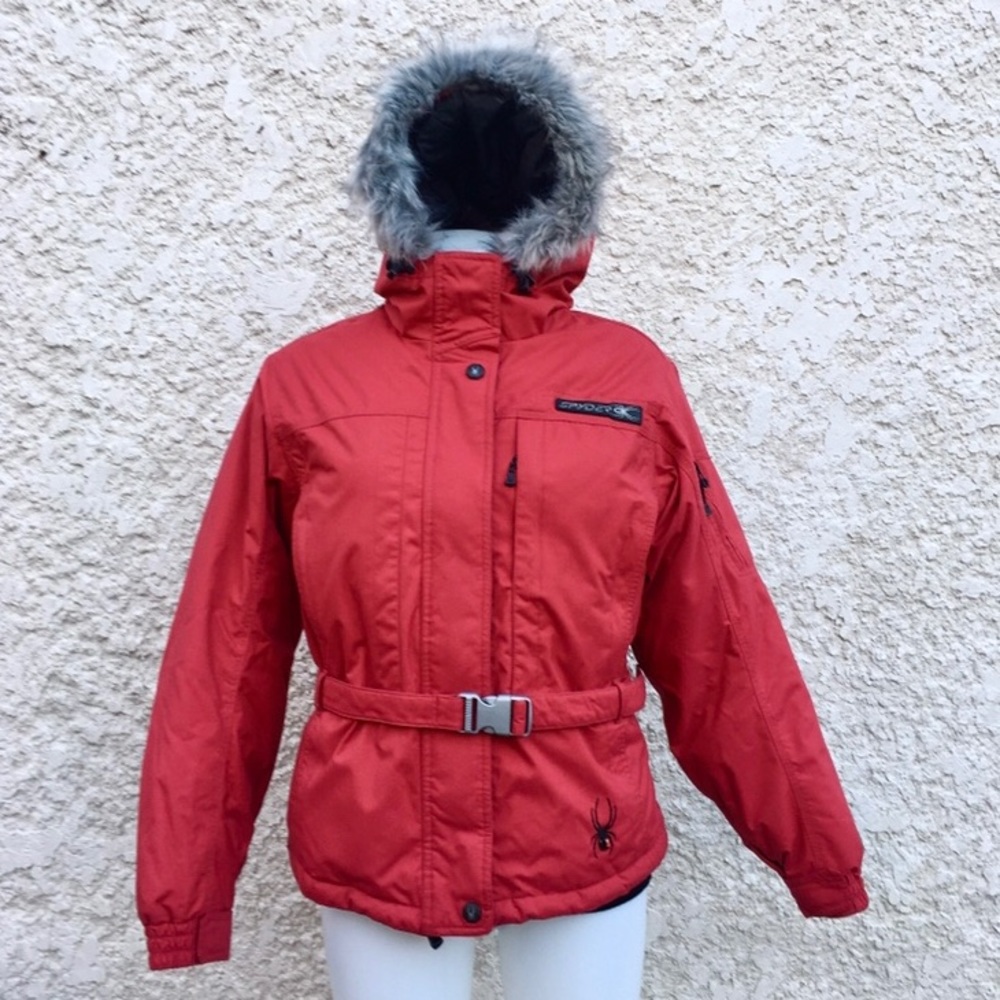 Spyder Xscap XT Kids Red Down Ski/Snowboard Jacket